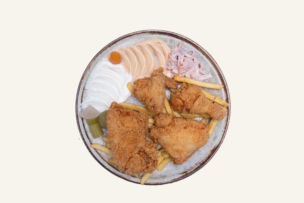 Fried Chicken vier Stück