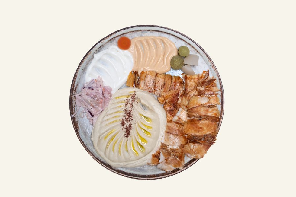 Hummus Shawarma Teller
